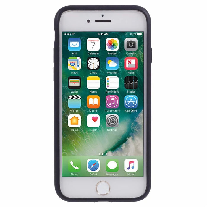 For iPhone 7/8/SE (2020)/SE (2022) 4.7 inch Silky Solid Silicone Case - Black - 2