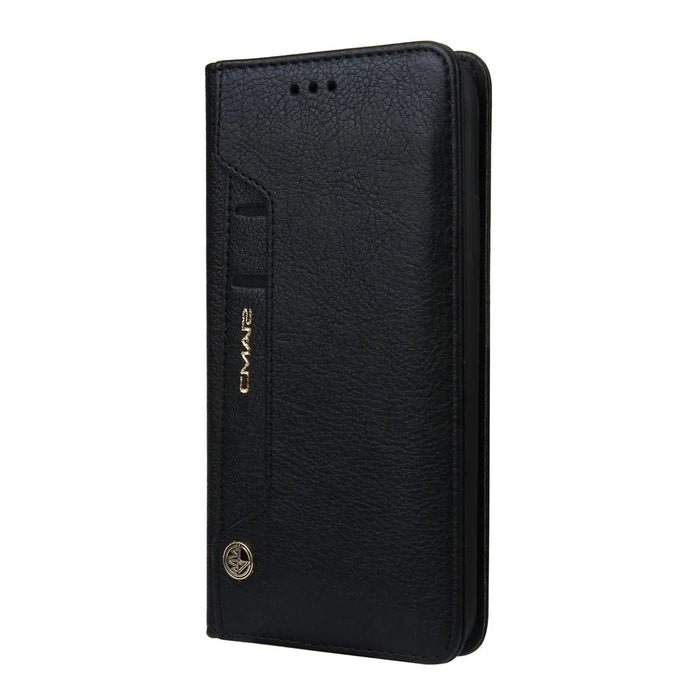 CMAI2 PU Leather Stand Wallet Mobile Casing for iPhone XR 6.1 inch - Black - 2