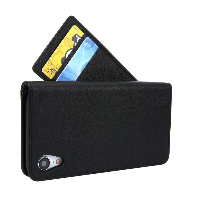 CMAI2 PU Leather Stand Wallet Mobile Casing for iPhone XR 6.1 inch - Black - 5