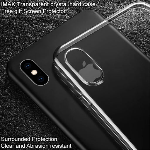 IMAK Crystal Case II Pro+ Scratch-resistant PC Case + Protector Film for	iPhone XS Max 6.5 inch - 2