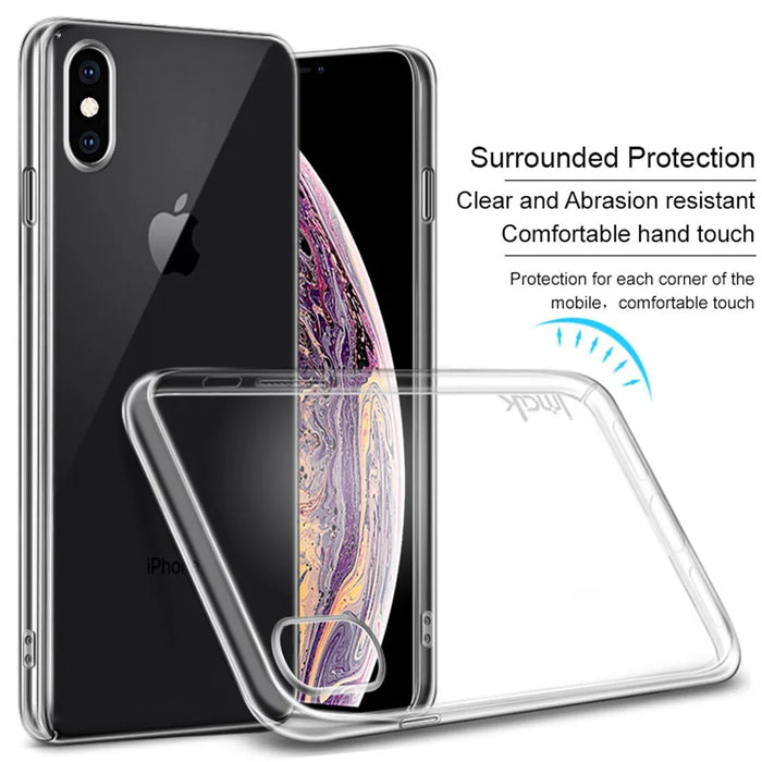 IMAK Crystal Case II Pro+ Scratch-resistant PC Case + Protector Film for	iPhone XS Max 6.5 inch - 3