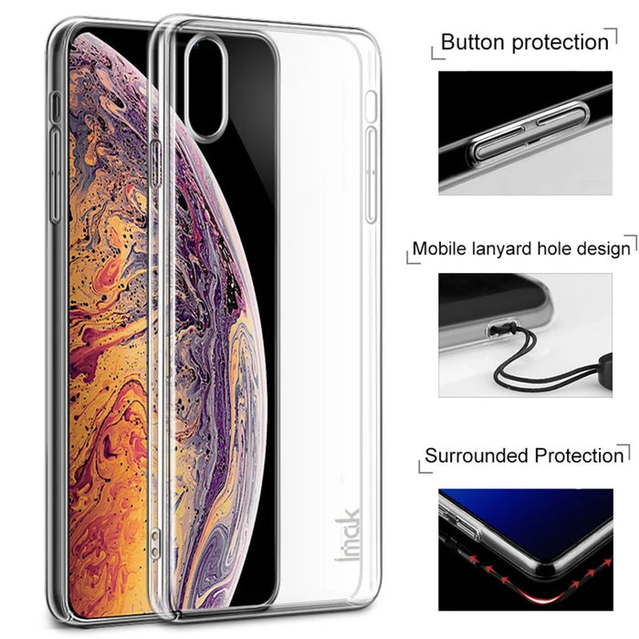 IMAK Crystal Case II Pro+ Scratch-resistant PC Case + Protector Film for	iPhone XS Max 6.5 inch - 4