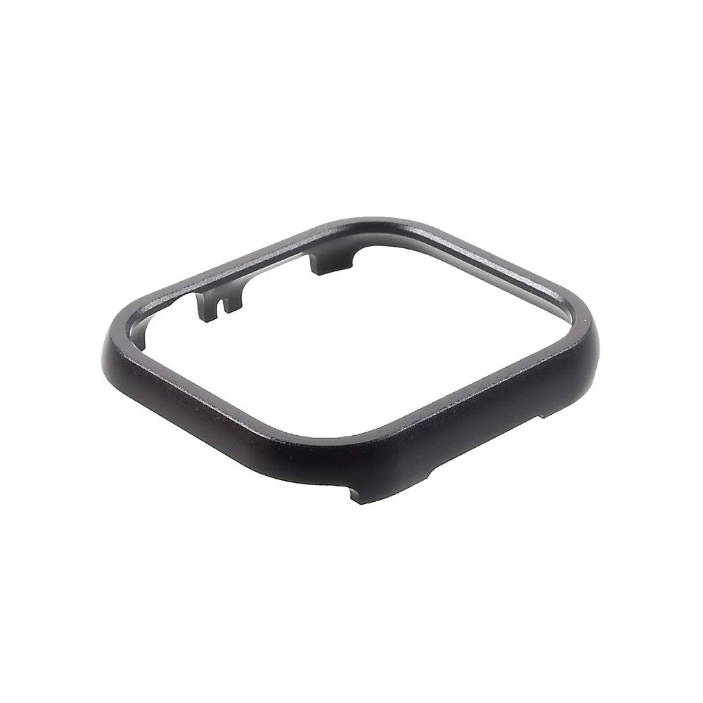 Stainless Steel Watch Protective Frame Case for Apple Watch Series SE3 / SE2 / SE1 /  6 / 5 / 4 44mm - Black - 3