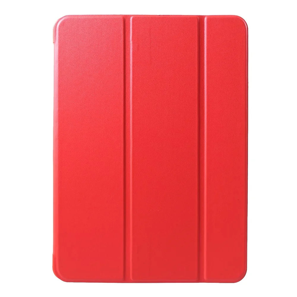 Tri-fold Stand PU Leather Tablet Shell for iPad Pro 11-inch (2018) - Red - 1