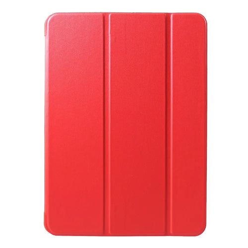 Tri-fold Stand PU Leather Tablet Shell for iPad Pro 11-inch (2018) - Red - 1