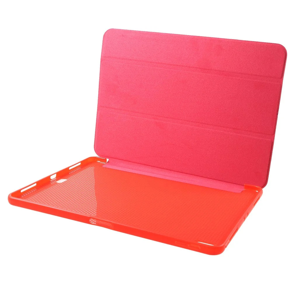 Tri-fold Stand PU Leather Tablet Shell for iPad Pro 11-inch (2018) - Red - 6