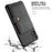 Leather Coated TPU Wallet Kickstand Casing with Built-in Magnetic Sheet for iPhone XR 6.1 inch - Black - 5