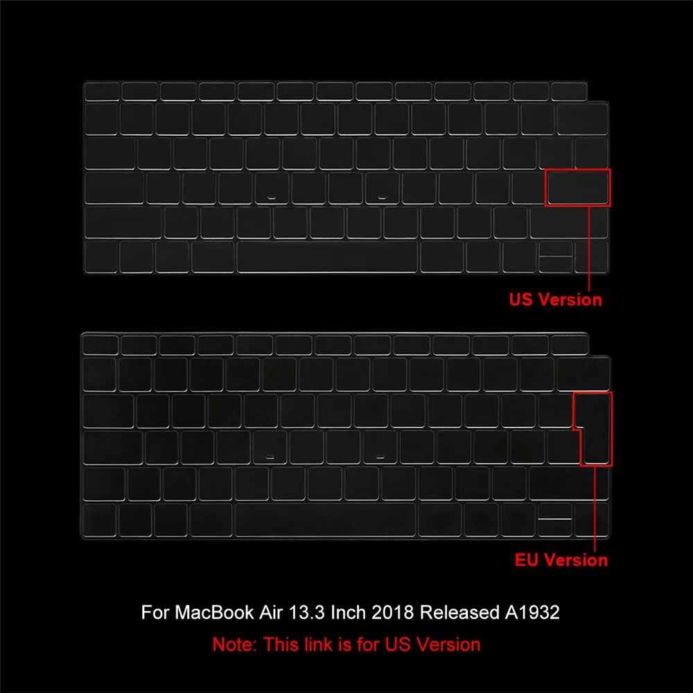 ENKAY HAT PRINCE Ultra-thin TPU Keyboard Guard Film for MacBook Air 13.3 inch (2018) A1932 (US Version) - 6
