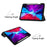 For iPad Pro 12.9 (2022) / (2021) / (2020) / (2018) PU Leather Stable Tri-fold Stand Stand Tablet Flip Case [with Pen Slot] - Black - 6