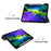 Tri-fold Leather Stand Smart Case with Pen Slot for  iPad Pro 11-inch (2022) / (2021) / (2020) / (2018) - Black - 6