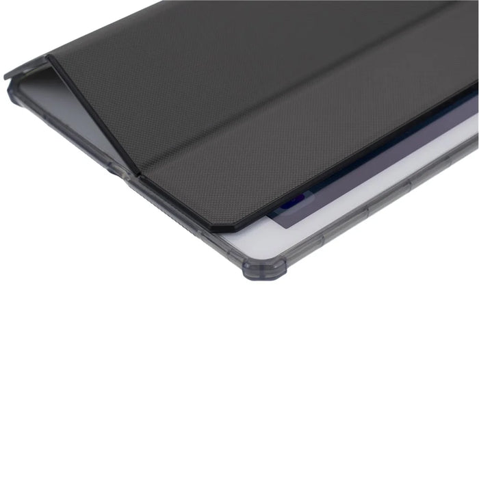 Anti-drop Tri-fold Stand PU Leather Tablet Shell for iPad 9.7-inch (2018) / 9.7-inch (2017) / Air 2 / Air - Black - 4