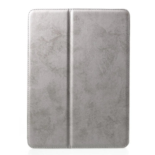 Leather Wallet Stand Cover with Pen Slot for iPad Pro 10.5 (2017) / iPad Air 10.5 (2019) - Grey - 1
