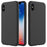 Edge Wrapped Liquid Silicone Case for iPhone XS Max 6.5 inch - Black - 1