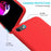 Edge Wrapped Liquid Silicone Phone Protection Case Cellphone Shell for iPhone 7 4.7 inch/8 4.7 inch/SE (2020)/SE (2022) - Red - 2