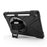 X-Shape PC + TPU Combo Case for iPad 9.7-inch (2018) / (2017) with Hand Strap [360 Degree Rotary Kickstand] - Black - 5