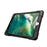 X-Shape PC + TPU Combo Case for iPad 9.7-inch (2018) / (2017) with Hand Strap [360 Degree Rotary Kickstand] - Black - 6