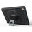 360 Degree Rotable TPU + PC Tablet Case with Kickstand and Adjustable Hand Strap for iPad 9.7 (2018) / 9.7 (2017) / Air / Air 2/ Pro 9.7 (2016) - Black - 5