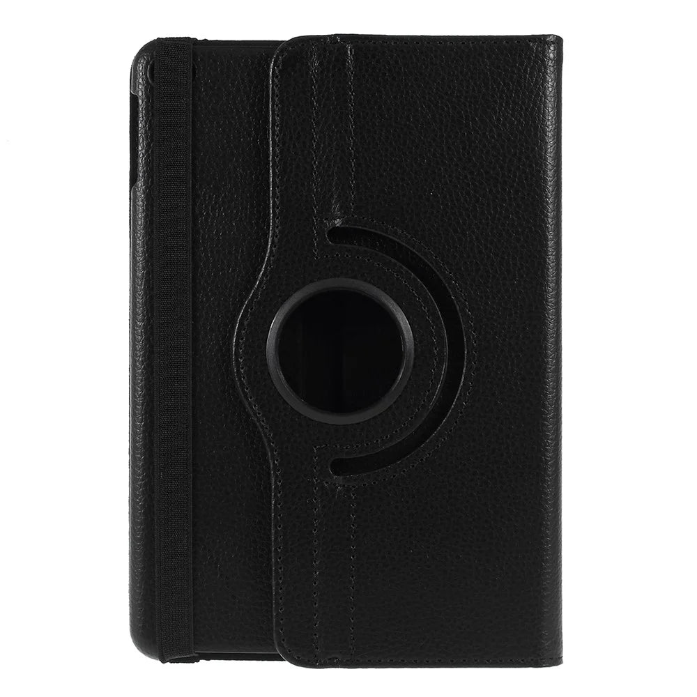 Litchi Texture PU Leather Protection Tablet Case with Stand for iPad mini (2019) 7.9 inch - Black - 1