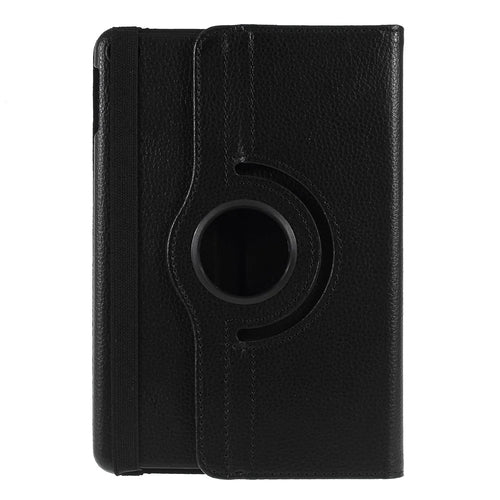Litchi Texture PU Leather Protection Tablet Case with Stand for iPad mini (2019) 7.9 inch - Black - 1