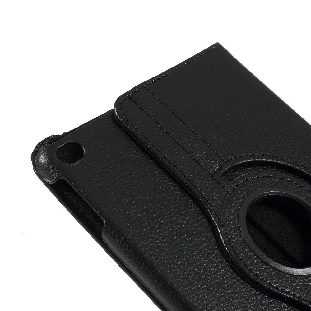 Litchi Texture PU Leather Protection Tablet Case with Stand for iPad mini (2019) 7.9 inch - Black - 4