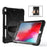 For iPad Air 10.5 inch (2019) [X-Shape] PC + TPU Combo 360 Degree Swivel Kickstand Case with Hand Strap and Shoulder Strap - Black - 5
