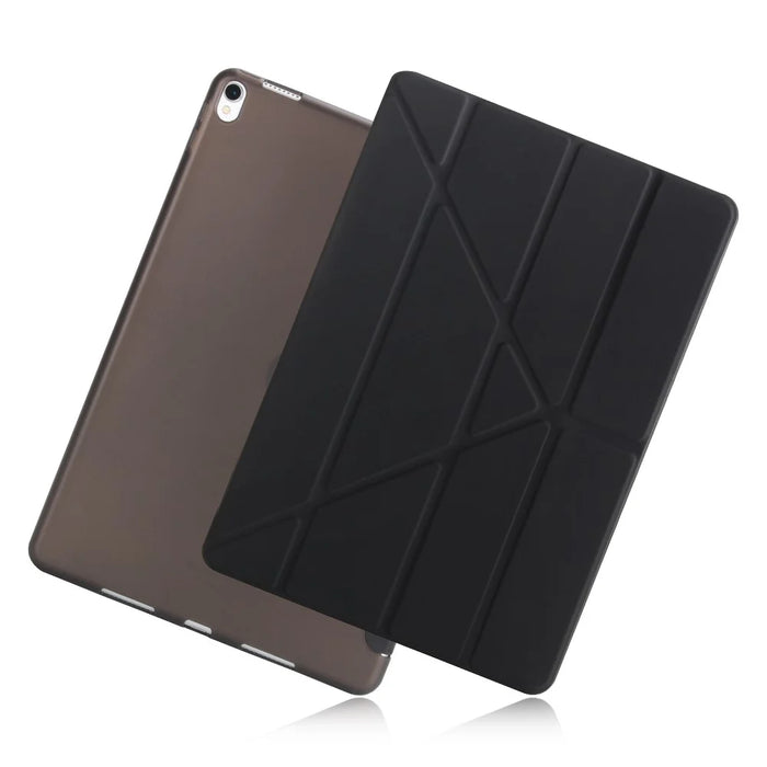 Origami Stand Leather Smart Case for iPad Air 10.5 (2019) / Pro 10.5-inch (2017) - Black - 2