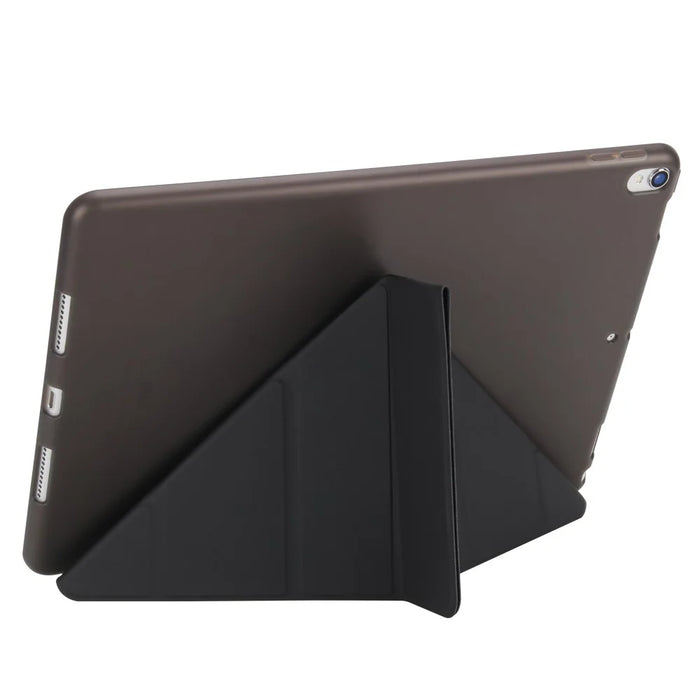 Origami Stand Leather Smart Case for iPad Air 10.5 (2019) / Pro 10.5-inch (2017) - Black - 4
