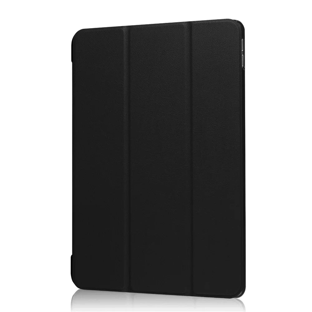 For iPad Air 10.5 (2019) / Pro 10.5-inch (2017) Tri-fold PU Leather Smart Stand Case Accessory - Black - 7