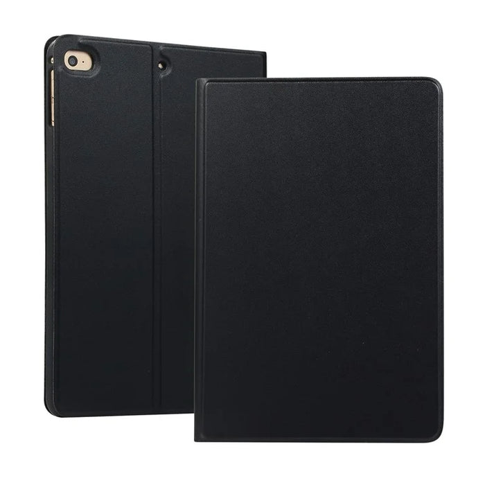 For iPad mini (2019) 7.9 inch/mini 4 Protective Cover PU Leather Smart Tablet Case with Stand - Black - 1