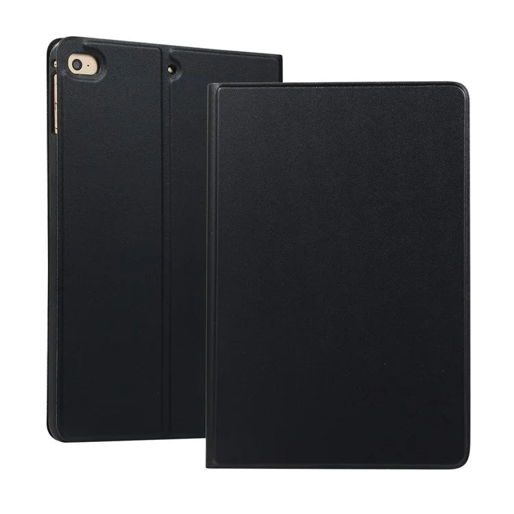 For iPad mini (2019) 7.9 inch/mini 4 Protective Cover PU Leather Smart Tablet Case with Stand - Black - 1