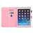 Patterned Card Slots Leather Tablet Cover for iPad mini (2019) 7.9 inch / Mini 4 / 3 / 2 / 1 - Cymbidium - 7