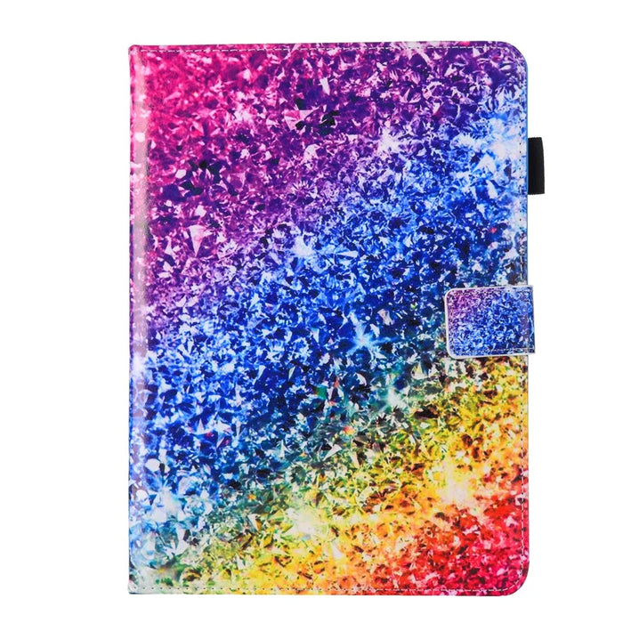 Patterned Leather Stand Smart Flip Case for iPad mini (2019) 7.9 inch / Mini 4 / 3 / 2 / 1 - Colorful Diamond - 2
