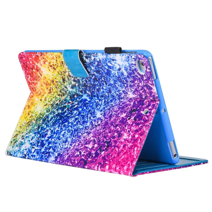 Patterned Leather Stand Smart Flip Case for iPad mini (2019) 7.9 inch / Mini 4 / 3 / 2 / 1 - Colorful Diamond - 4