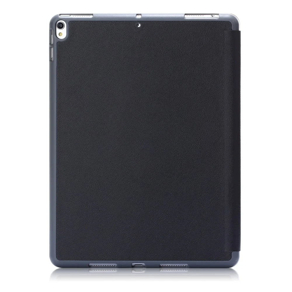 PU Leather Tri-fold Stand Smart Tablet Cover for iPad Air 10.5 inch (2019) / iPad Pro 10.5-inch (2017) - Black - 4