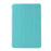 For iPad mini (2019) 7.9 inch Tri-fold Stand Silicone + Leather Tablet Shell - Baby Blue - 1