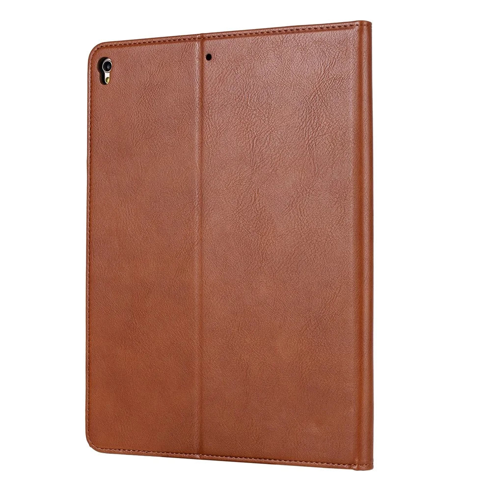 PU Leather Stand Wallet Protective Case with Pen Slot for iPad Air 10.5 inch (2019) - Brown - 3