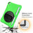 [X-Shape] PC + TPU 360-degree Swivel Kickstand Case with Hand Strap for iPad mini (2019) 7.9 inch / iPad mini 4 - Green - 4