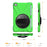 [X-Shape] PC + TPU 360-degree Swivel Kickstand Case with Hand Strap for iPad mini (2019) 7.9 inch / iPad mini 4 - Green - 5