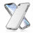 Glittery Powder PC TPU Hybrid Back Case for iPhone XR 6.1 inch - Transparent - 1