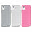 Glittery Powder PC TPU Hybrid Back Case for iPhone XR 6.1 inch - Transparent - 2