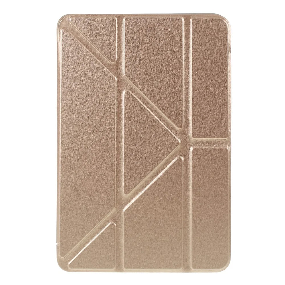 Origami Stand Leather Folio Case for iPad mini (2019) 7.9 inch - Gold - 1