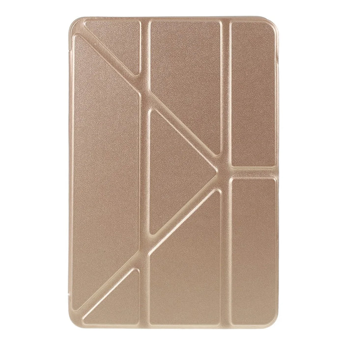 Origami Stand Leather Folio Case for iPad mini (2019) 7.9 inch - Gold - 1