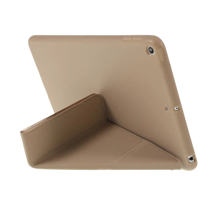 Origami Stand Leather Folio Case for iPad mini (2019) 7.9 inch - Gold - 3