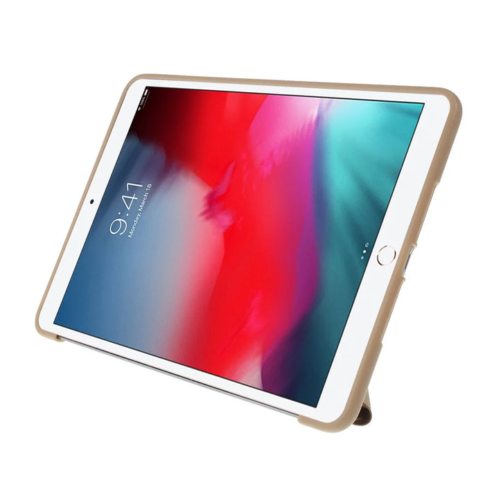 Origami Stand Leather Folio Case for iPad mini (2019) 7.9 inch - Gold - 4