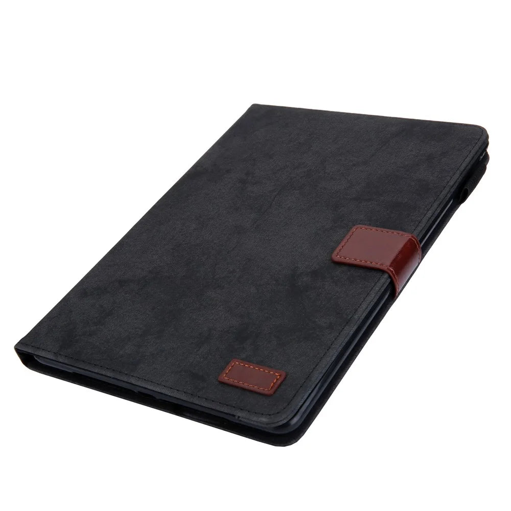 Business Style Auto Wake & Sleep Leather Case with Card Storage for iPad 9.7 (2018)/(2017) /Pro 9.7 inch / Air 2 /Air (2013) - Black - 3