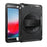 3-Layer Multi-functions TPU + PC Hybrid Case for iPad Mini 3/2/1- Black - 2