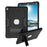 For iPad Air 10.5 inch (2019) Shock Proof TPU + PC Hybrid Tablet Case with Kickstand - All Black - 1