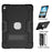 For iPad Air 10.5 inch (2019) Shock Proof TPU + PC Hybrid Tablet Case with Kickstand - All Black - 2