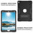 For iPad Air 10.5 inch (2019) Shock Proof TPU + PC Hybrid Tablet Case with Kickstand - All Black - 4