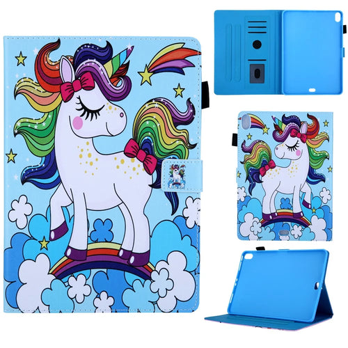 Pattern Printing Leather Flip Tablet Case for iPad Pro 11-inch (2018) - Horse - 1